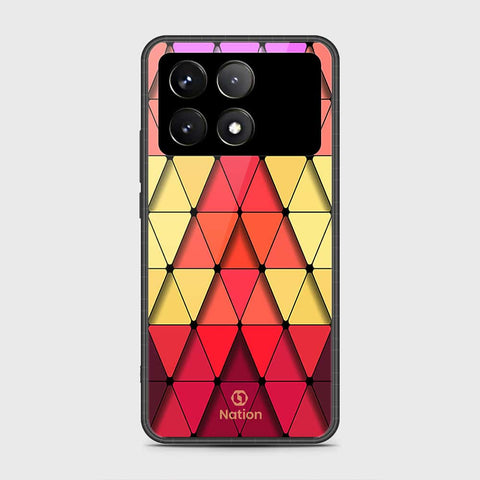 Xiaomi Redmi K70 Cover- Onation Pyramid Series - HQ Ultra Shine Premium Infinity Glass Soft Silicon Borders Case