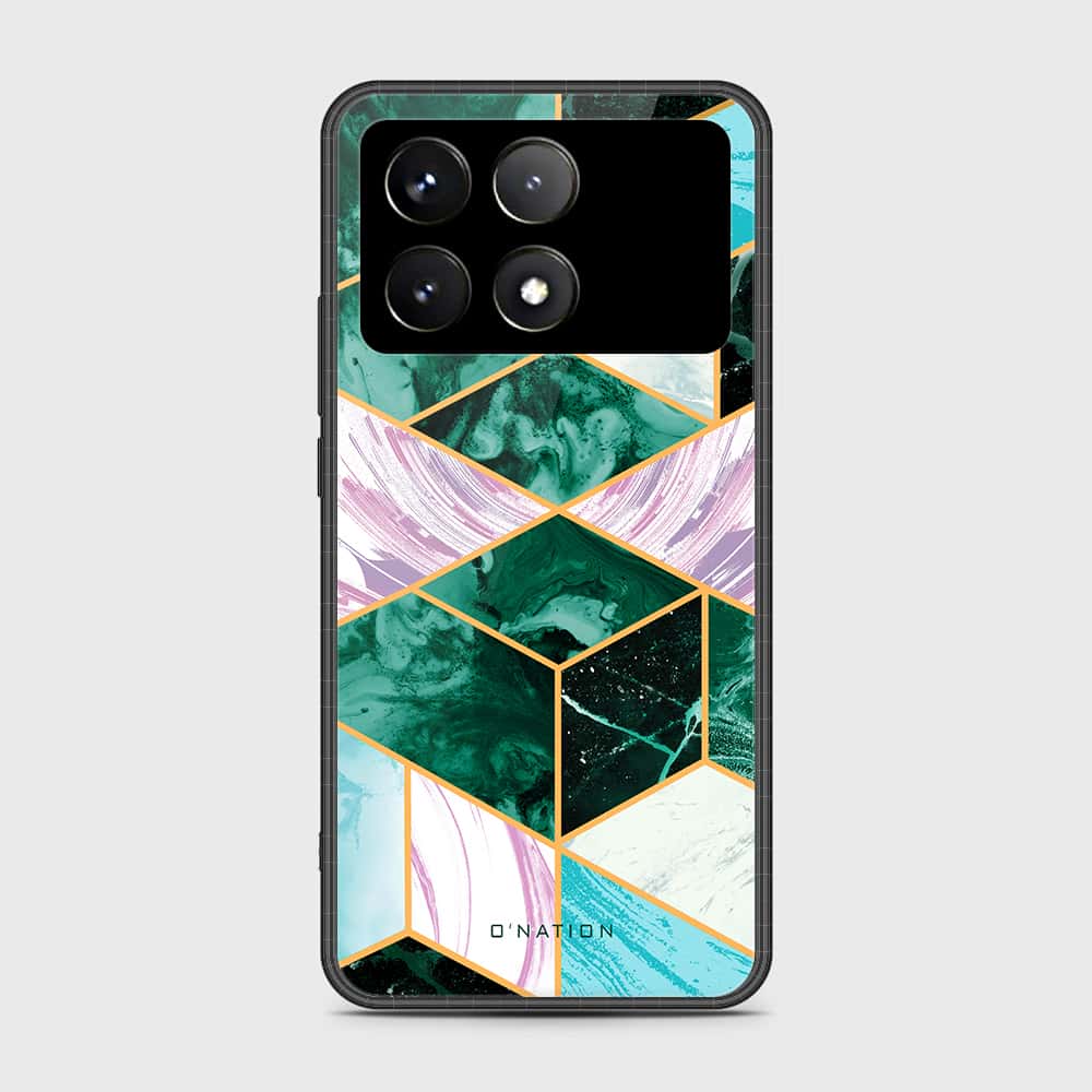 Xiaomi Redmi K70 Cover- O'Nation Shades of Marble Series - HQ Ultra Shine Premium Infinity Glass Soft Silicon Borders Case