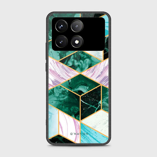 Xiaomi Poco X6 Pro Cover- O'Nation Shades of Marble Series - HQ Ultra Shine Premium Infinity Glass Soft Silicon Borders Case