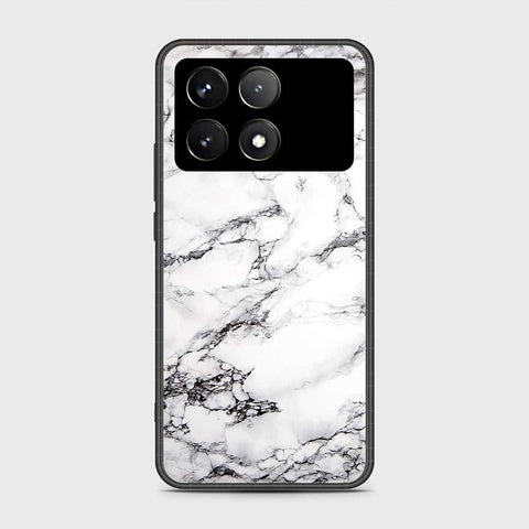 Xiaomi Redmi K70E Cover- White Marble Series - HQ Premium Shine Durable Shatterproof Case