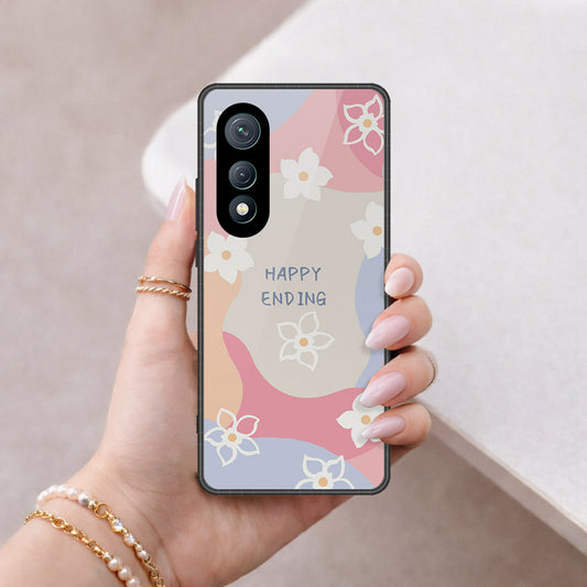 Tecno Pova Curve Cover - Happy Series - HQ Ultra Shine Premium Infinity Glass Soft Silicon Borders Case