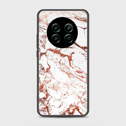 Realme 12 4G Cover- White Marble Series 2 - HQ Ultra Shine Premium Infinity Glass Soft Silicon Borders Case