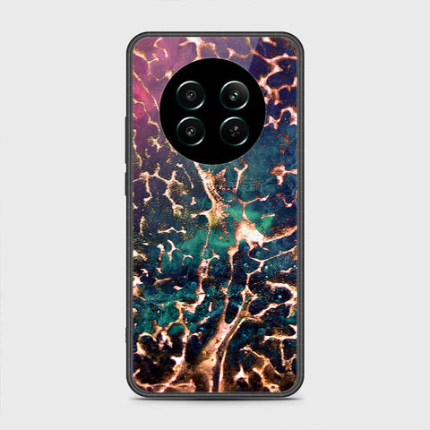 Realme 12 4G Cover- Colorful Marble Series - HQ Ultra Shine Premium Infinity Glass Soft Silicon Borders Case