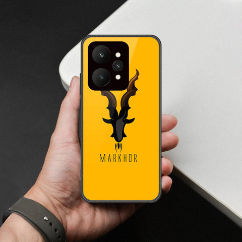 Realme 15 - Markhor Series - HQ Ultra Shine Premium Infinity Glass Soft Silicon Borders Case