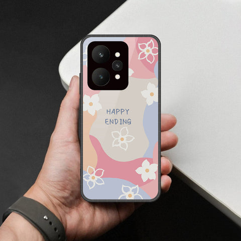 Realme 15 Pro - Happy Series - HQ Ultra Shine Premium Infinity Glass Soft Silicon Borders Case