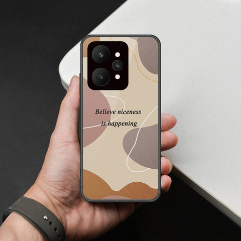 Realme 15 Pro - Happy Series - HQ Ultra Shine Premium Infinity Glass Soft Silicon Borders Case
