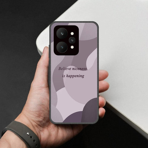 Realme 15 Pro - Happy Series - HQ Ultra Shine Premium Infinity Glass Soft Silicon Borders Case