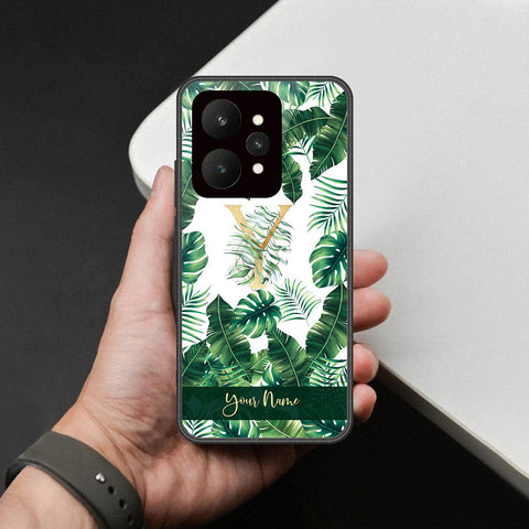 Realme 15 Pro - Personalized Alphabet Series - HQ Ultra Shine Premium Infinity Glass Soft Silicon Borders Case