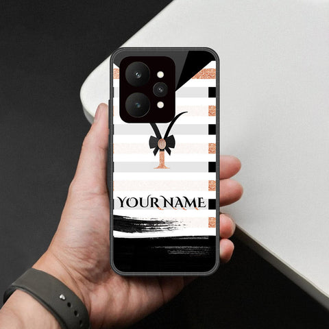 Realme 15 Pro - Personalized Alphabet Series - HQ Ultra Shine Premium Infinity Glass Soft Silicon Borders Case