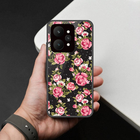 Realme 15 Pro - Floral Series - HQ Ultra Shine Premium Infinity Glass Soft Silicon Borders Case