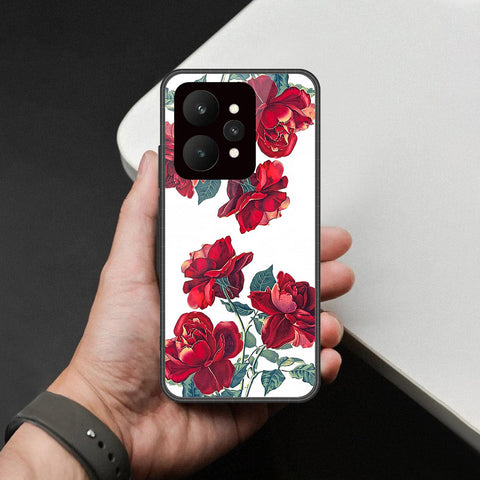 Realme 15 Pro - Floral Series 2 - HQ Ultra Shine Premium Infinity Glass Soft Silicon Borders Case