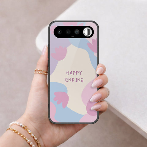 Realme 16 Cover - Happy Series - HQ Ultra Shine Premium Infinity Glass Soft Silicon Borders Case