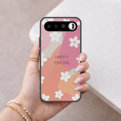 Realme 16 Cover - Happy Series - HQ Ultra Shine Premium Infinity Glass Soft Silicon Borders Case