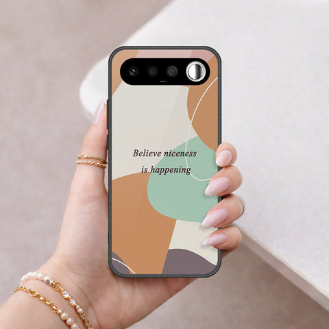 Realme 16 Cover - Happy Series - HQ Ultra Shine Premium Infinity Glass Soft Silicon Borders Case
