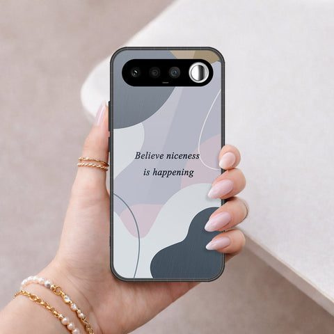 Realme 16 Cover - Happy Series - HQ Ultra Shine Premium Infinity Glass Soft Silicon Borders Case