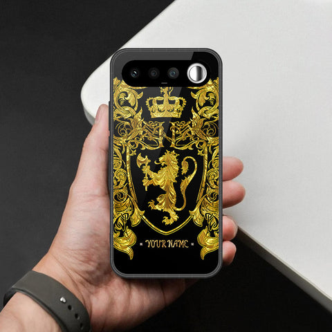 Realme 16 Cover - Gold Series - HQ Ultra Shine Premium Infinity Glass Soft Silicon Borders Case