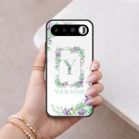 Realme 16 Cover - Personalized Alphabet Series - HQ Ultra Shine Premium Infinity Glass Soft Silicon Borders Case