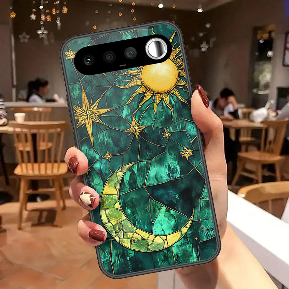 Realme 16 Cover - Celestial Starry Universe Series - HQ Ultra Shine Premium Infinity Glass Soft Silicon Borders Case