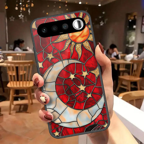 Realme 16 Cover - Celestial Starry Universe Series - HQ Ultra Shine Premium Infinity Glass Soft Silicon Borders Case