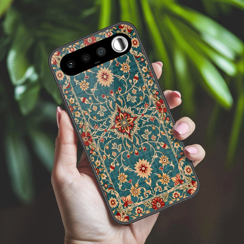 Realme 16 Cover - ONation Persian Rugs Series 2 - HQ Ultra Shine Premium Infinity Glass Soft Silicon Borders Case
