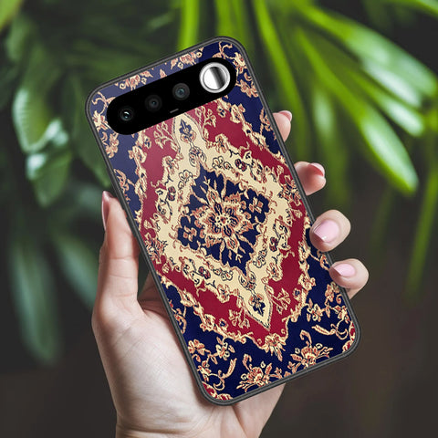 Realme 16 Cover - ONation Persian Rugs Series 2 - HQ Ultra Shine Premium Infinity Glass Soft Silicon Borders Case