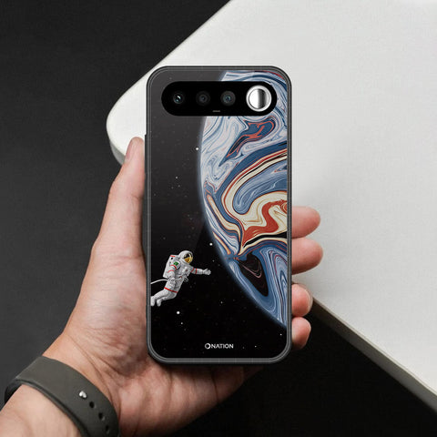Realme 16 Cover - Cosmic Marble Astronaut Design - HQ Ultra Shine Premium Infinity Glass Soft Silicon Borders Case