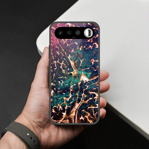 Realme 16 Cover - Colorful Marble Series - HQ Ultra Shine Premium Infinity Glass Soft Silicon Borders Case