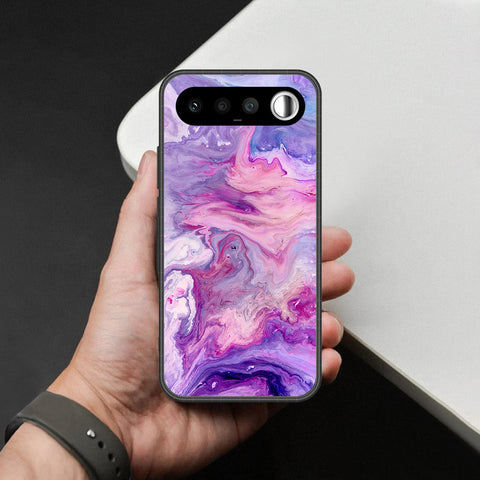 Realme 16 Cover - Colorful Marble Series - HQ Ultra Shine Premium Infinity Glass Soft Silicon Borders Case