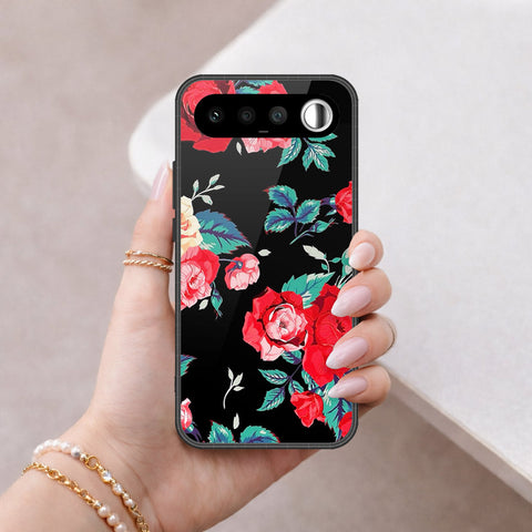 Realme 16 Cover - Floral Series - HQ Ultra Shine Premium Infinity Glass Soft Silicon Borders Case