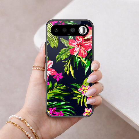 Realme 16 Cover - Floral Series - HQ Ultra Shine Premium Infinity Glass Soft Silicon Borders Case