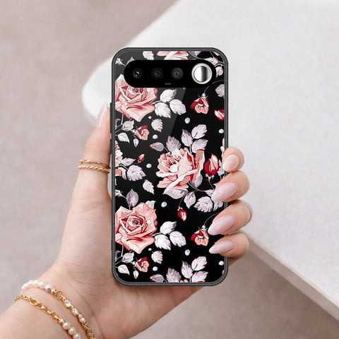 Realme 16 Cover - Floral Series - HQ Ultra Shine Premium Infinity Glass Soft Silicon Borders Case