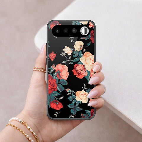 Realme 16 Cover - Floral Series 2 - HQ Ultra Shine Premium Infinity Glass Soft Silicon Borders Case