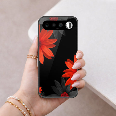 Realme 16 Cover - Floral Series 2 - HQ Ultra Shine Premium Infinity Glass Soft Silicon Borders Case