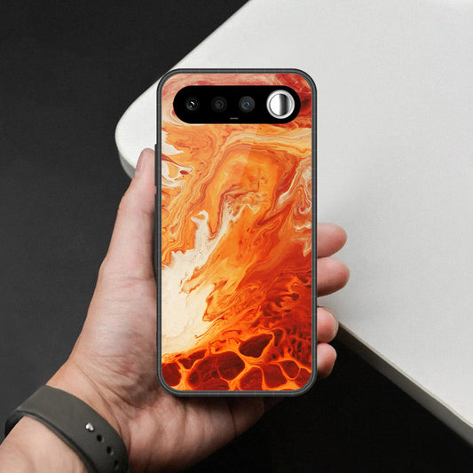 Realme 16 Cover - Mystic Marble Series - HQ Ultra Shine Premium Infinity Glass Soft Silicon Borders Case