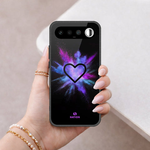 Realme 16 Cover - Onation Heart Series - HQ Ultra Shine Premium Infinity Glass Soft Silicon Borders Case
