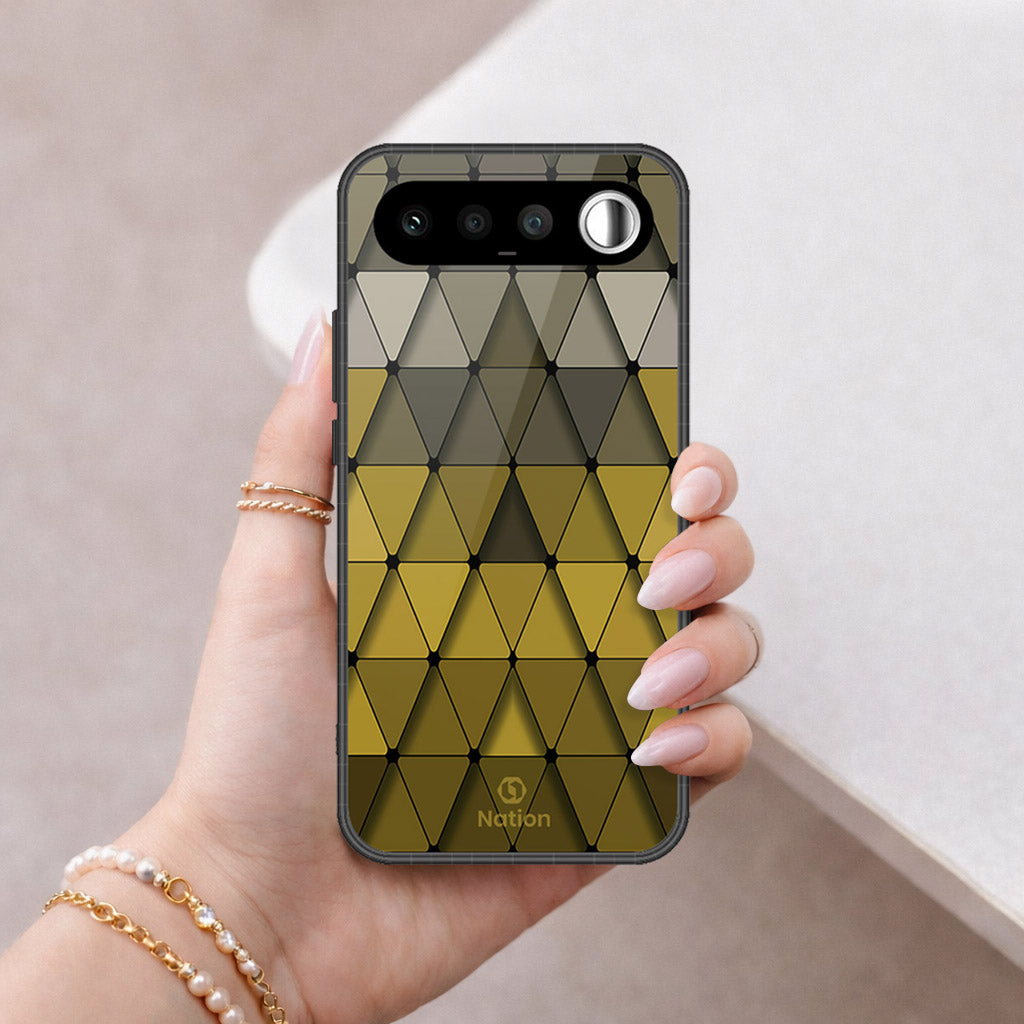 Realme 16 Cover - Onation Pyramid Series - HQ Ultra Shine Premium Infinity Glass Soft Silicon Borders Case