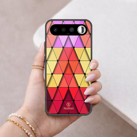 Realme 16 Cover - Onation Pyramid Series - HQ Ultra Shine Premium Infinity Glass Soft Silicon Borders Case