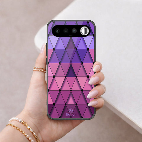 Realme 16 Cover - Onation Pyramid Series - HQ Ultra Shine Premium Infinity Glass Soft Silicon Borders Case