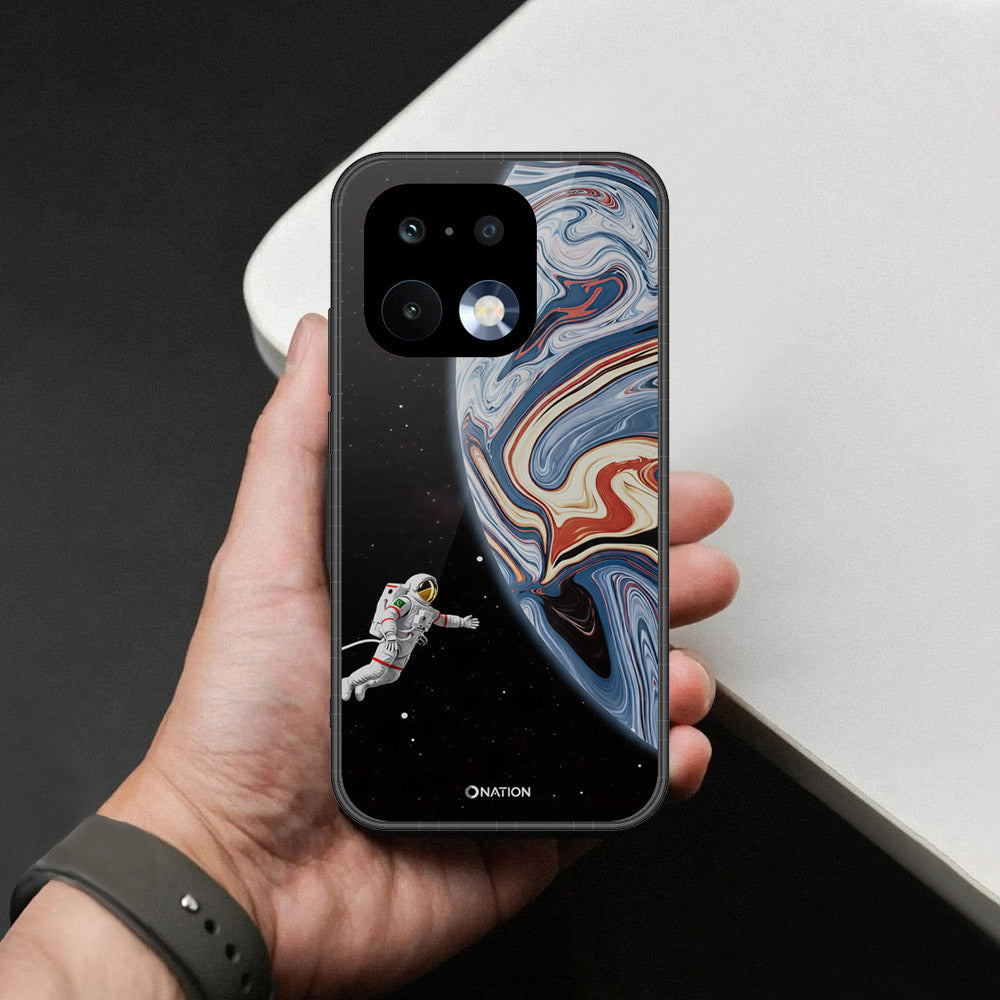 Realme 16 Pro Plus Cover - Cosmic Marble Astronaut Design - HQ Ultra Shine Premium Infinity Glass Soft Silicon Borders Case