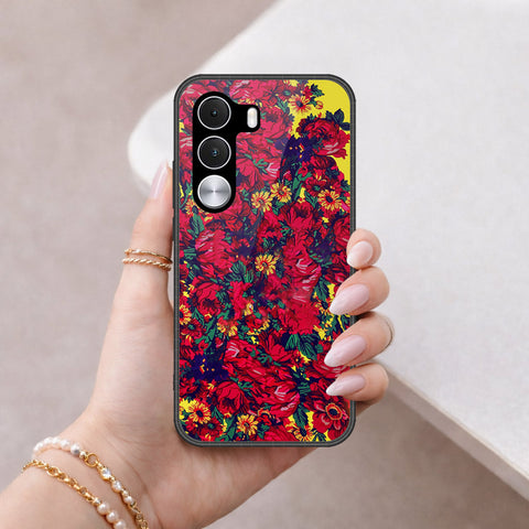 Realme C100i Cover - Floral Series - HQ Premium Shine Durable Shatterproof Case
