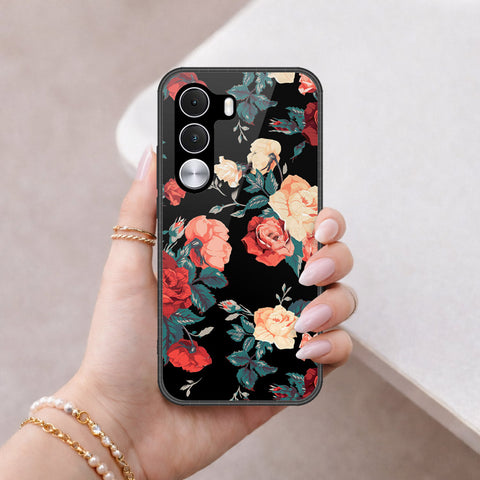 Realme C100i Cover - Floral Series 2 - HQ Premium Shine Durable Shatterproof Case