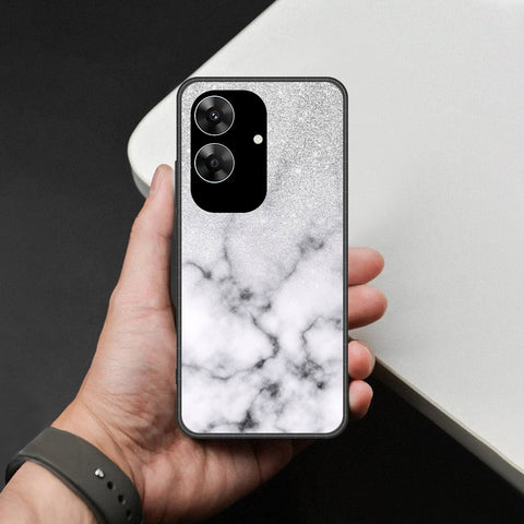 Realme C61 (India) Cover - White Marble Series - HQ Premium Shine Durable Shatterproof Case