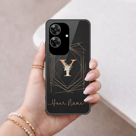 Realme C61 (India) Cover - Personalized Alphabet Series - HQ Premium Shine Durable Shatterproof Case