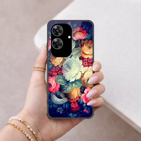 Realme C61 (India) Cover - Floral Series 2 - HQ Premium Shine Durable Shatterproof Case