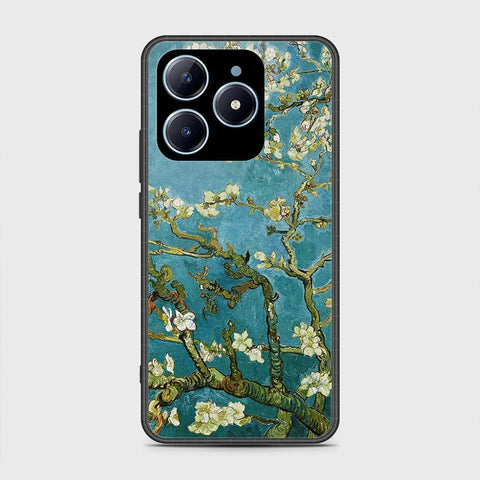 Realme C63 Cover- Floral Series 2 - HQ Ultra Shine Premium Infinity Glass Soft Silicon Borders Case