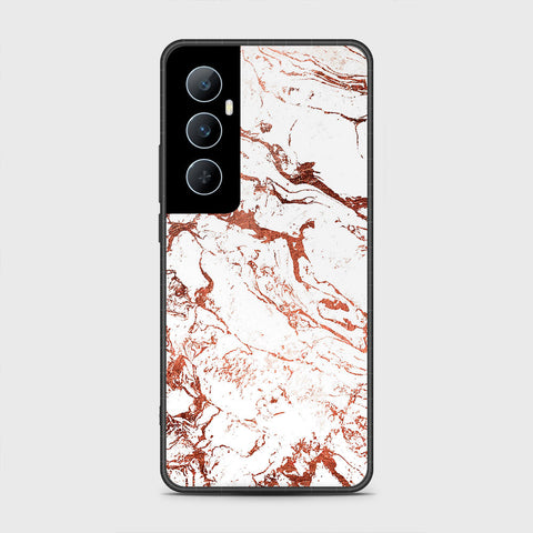Realme C65 Cover- White Marble Series 2 - HQ Premium Shine Durable Shatterproof Case