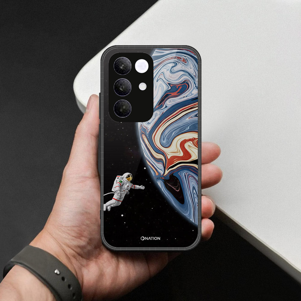 Realme C85 Cover - Cosmic Marble Astronaut Design - HQ Premium Shine Durable Shatterproof Case