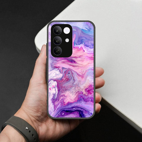 Realme C85 Cover - Colorful Marble Series - HQ Premium Shine Durable Shatterproof Case