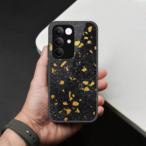 Realme C85 Cover - Black Marble Series - HQ Premium Shine Durable Shatterproof Case