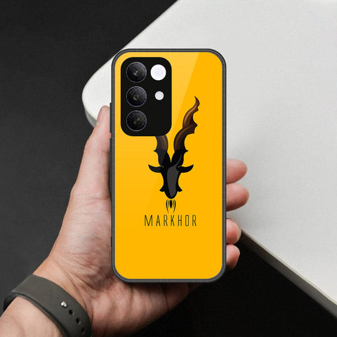 Realme C85 Pro- Markhor Series -HQ Ultra Shine Premium Infinity Glass Soft Silicon Borders Case